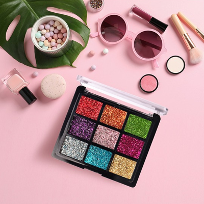 Sparkle On Darling Pressed Glitter Eyeshadow Palette