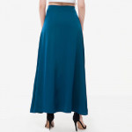 Women Blue Solid Loose Fit Solid Skirt Palazzo