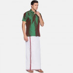 Men White Solid Pure Cotton Dhoti