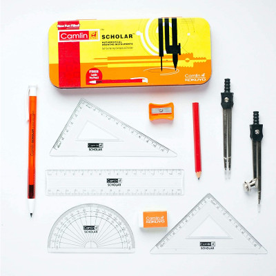 Camlin Kokuyo Scholar Mathematical Drawing Instruments FREE camlin pen pencil