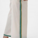 Men White Solid Pure Cotton Dhoti