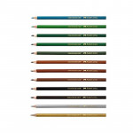 Faber-Castell Triangular Colour Pencils - Pack of 24 (Assorted)