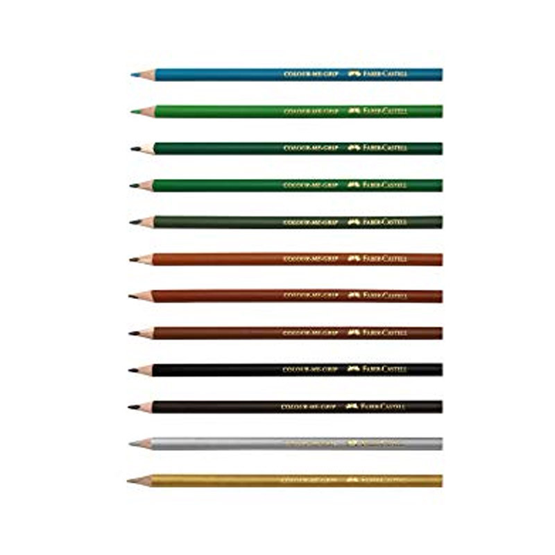 Faber-Castell Triangular Colour Pencils - Pack of 24 (Assorted)