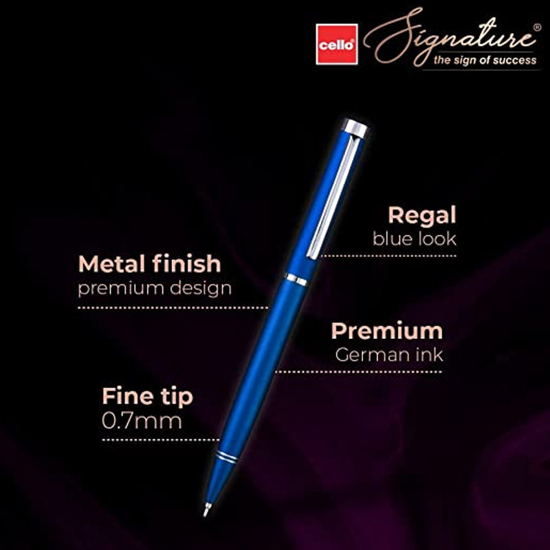 Cello Signature Indulge Ball Pen | Premium pens| Gift pens |Twist mechanism| Ideal for Gifting | Pen for gifts Ball Pen Signature Pen